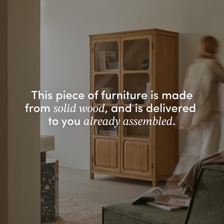 Marthe - Solid oak bookshelf