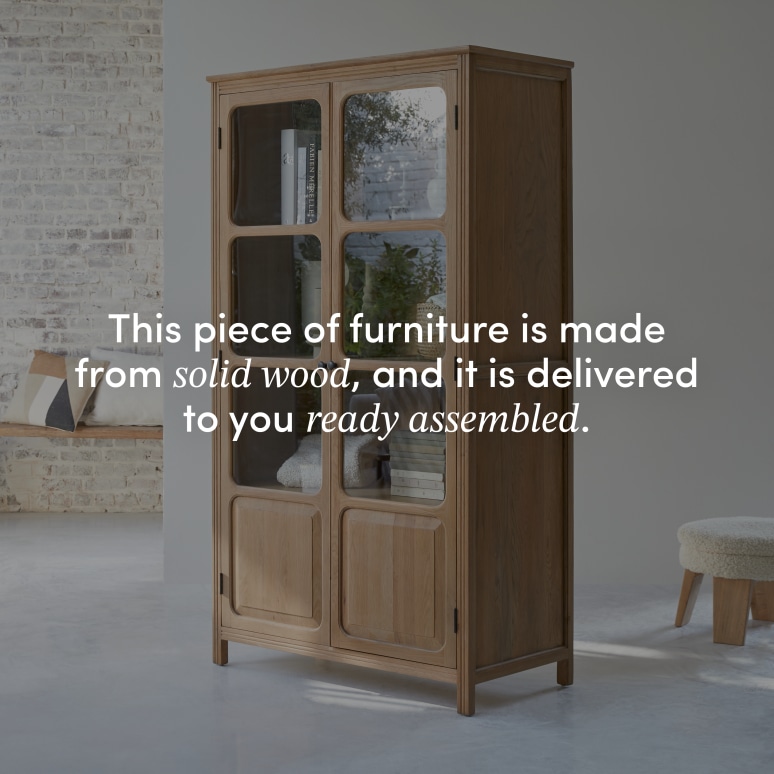 Marthe - Solid oak cabinet