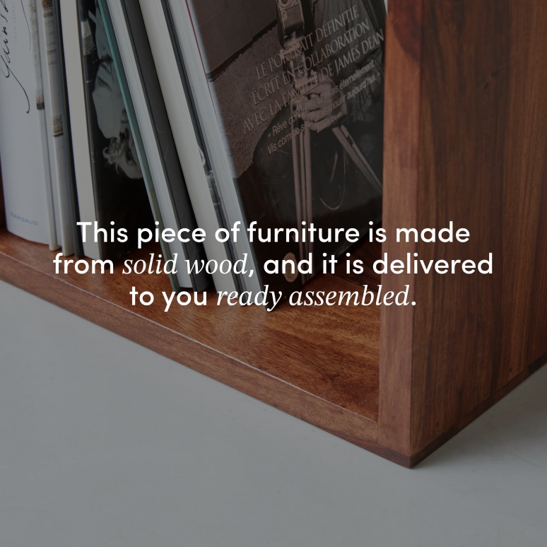 Kwarto - Bedside table in solid sheesham