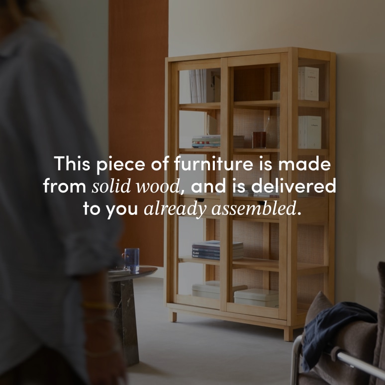 Adel - Solid oak storage cabinet
