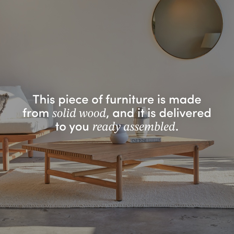 Fado - Solid teak coffee table