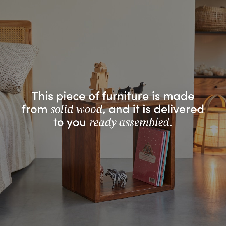 Kwarto - Children's solid sheesham bedside table