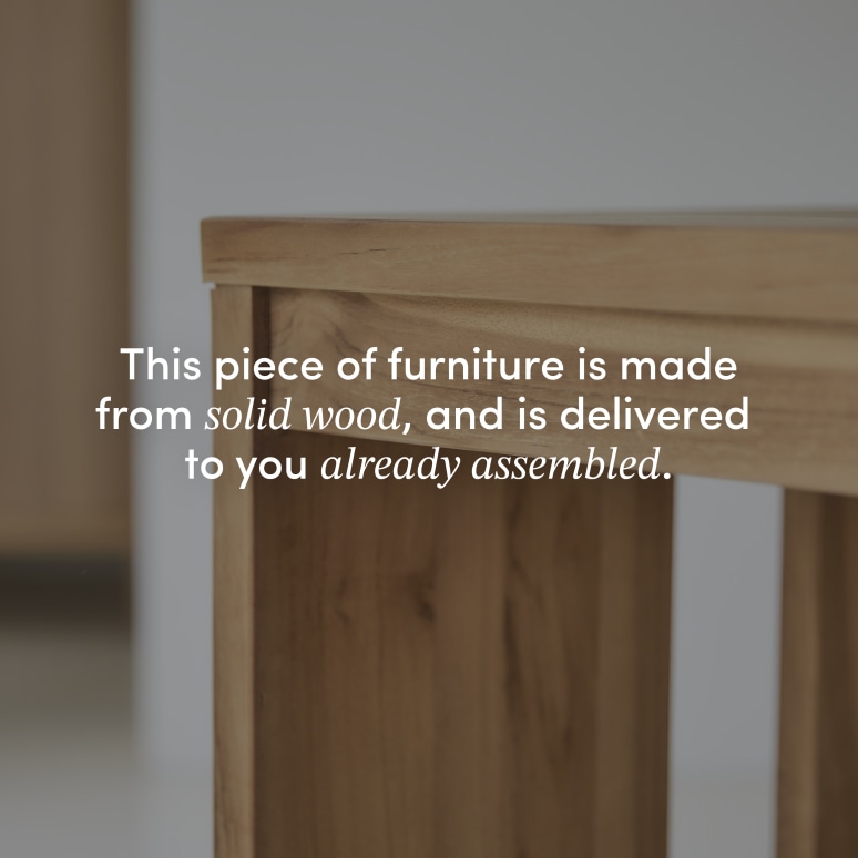 Eden - Solid teak desk