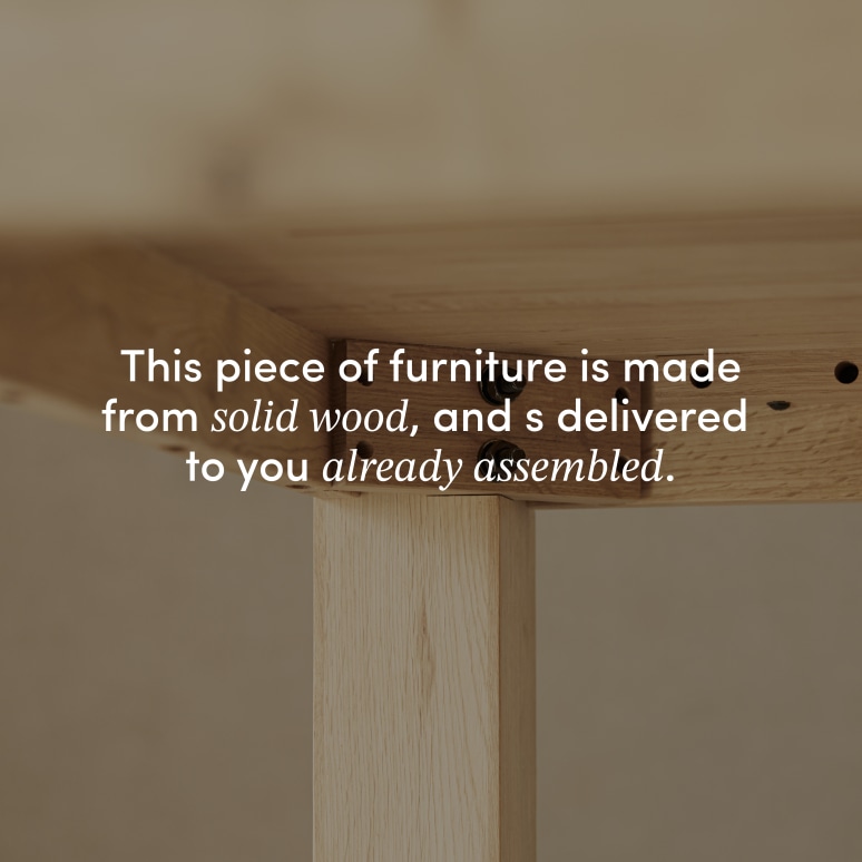 Eden - Solid oak bar table for 2-4-people