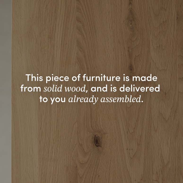 Eden - Solid oak bar table for 4-6 people