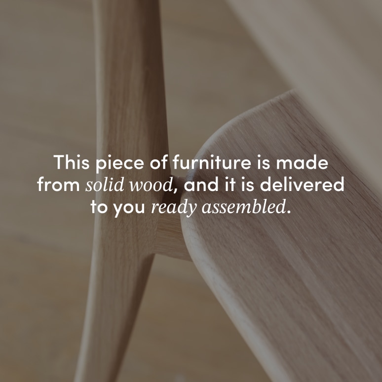 Abel - Solid oak chair