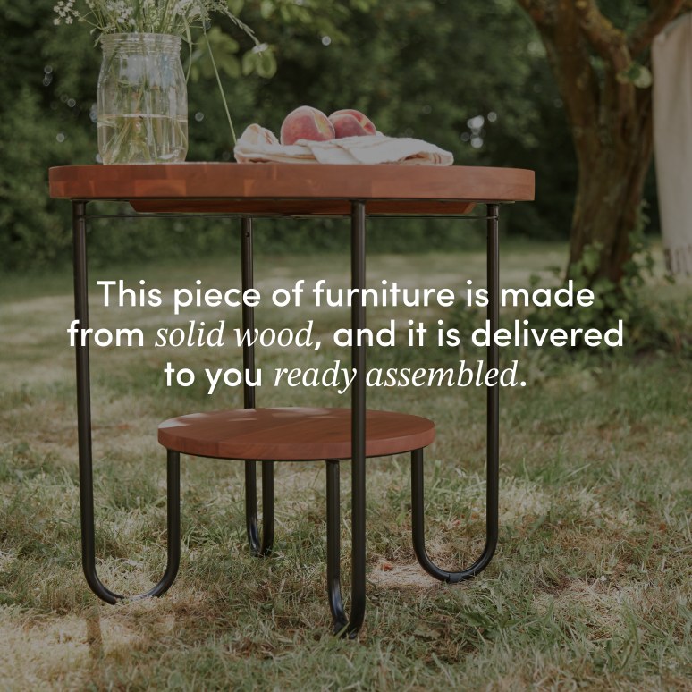 Key Wood - Solid acacia garden coffee table