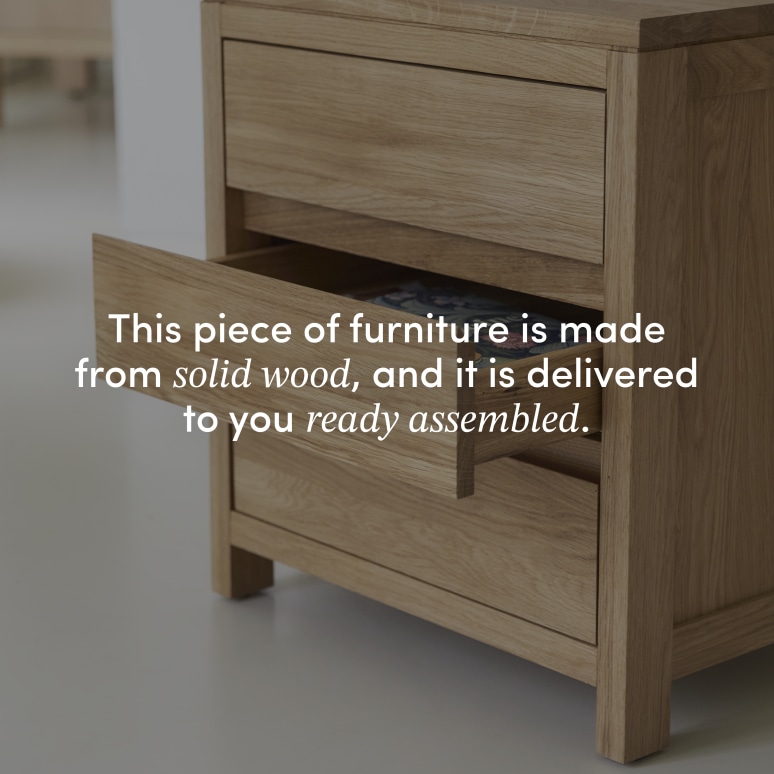 Eden - Oak storage unit, 55 cm