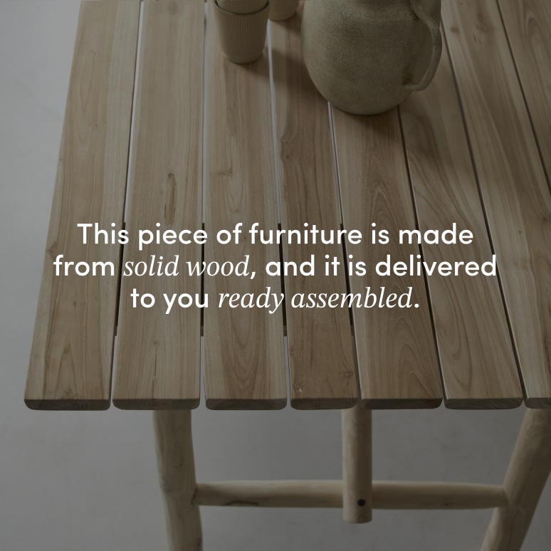 Mathilda - Driftwood table 4/6 people