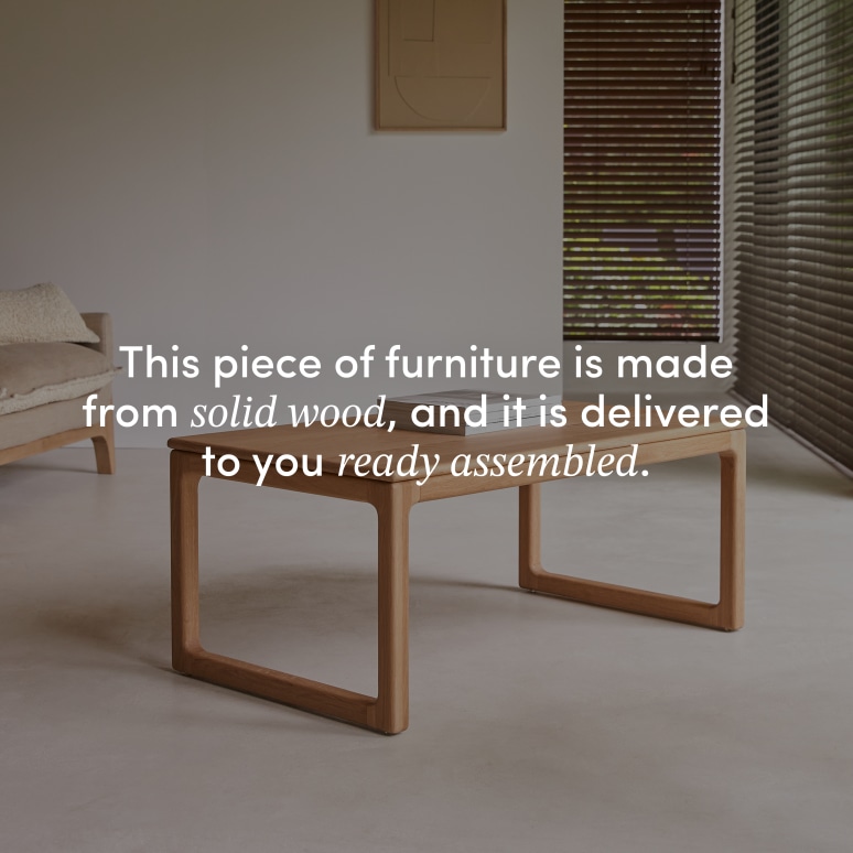 Arto - Coffee table in solid oak