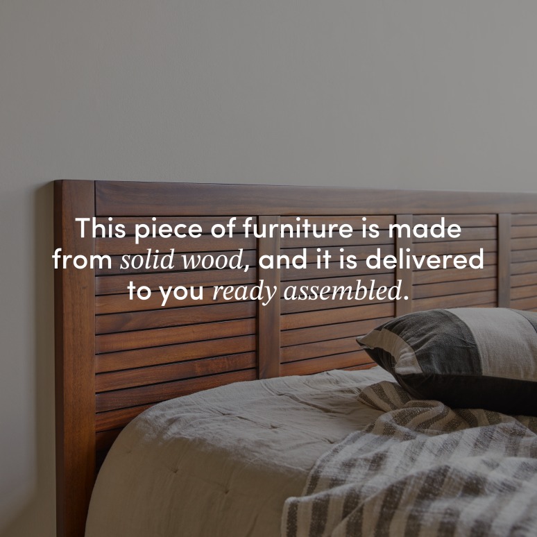 Loggia - Solid acacia headboard - 180 cm