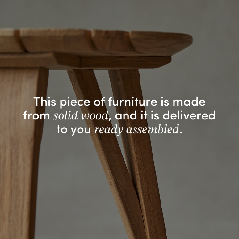 Katrine - End table in recycled solid teak