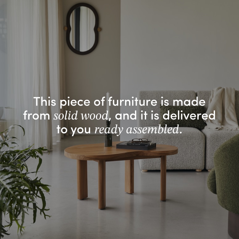 Lothaire - Coffee table in solid teak