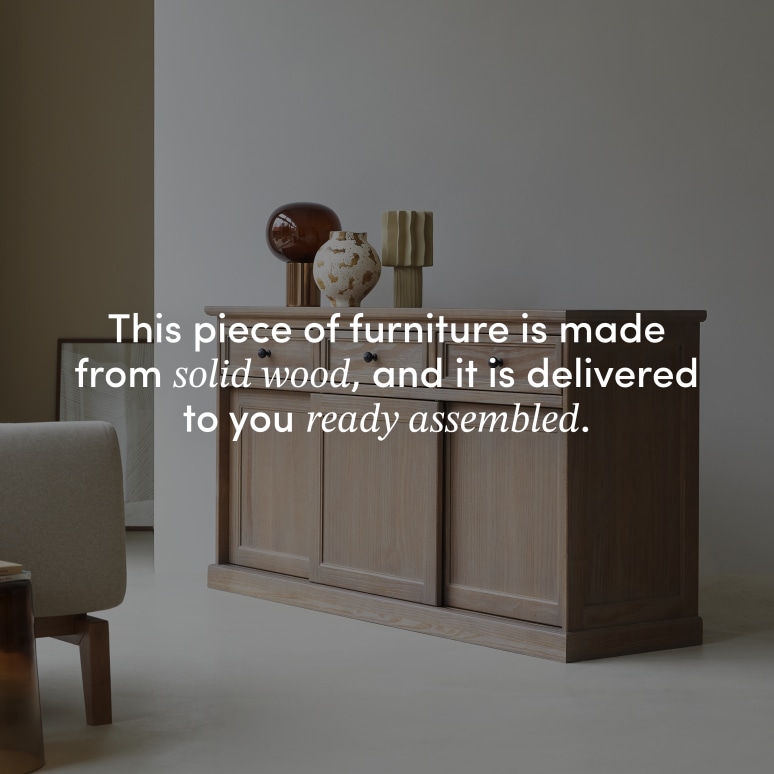 Roma - Solid pine sideboard 170 cm