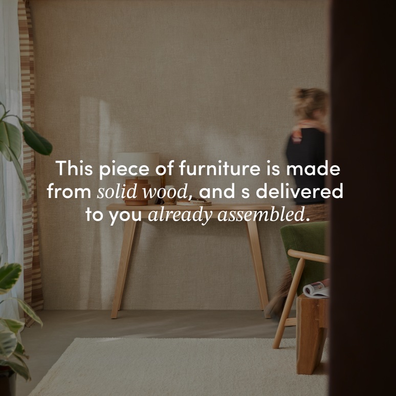 Esmée - Solid oak console table