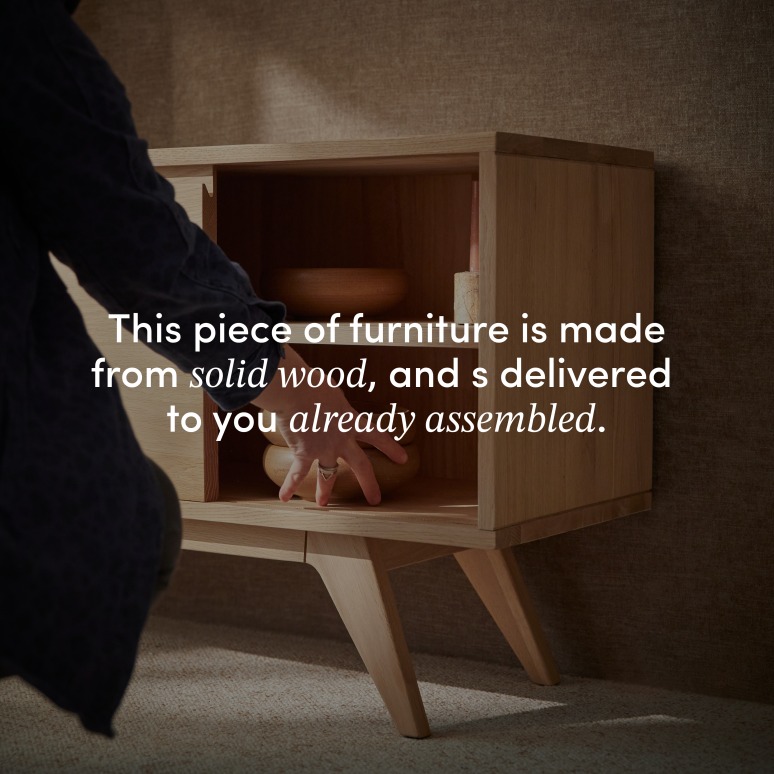 Esmée - 130 cm solid oak sideboard