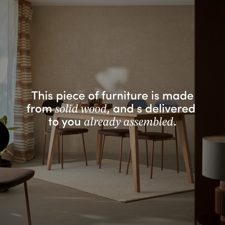 Esmée - 6–8-seater table in solid oak