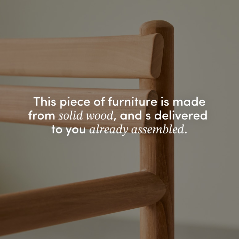 Vadim - Solid teak garden armchair