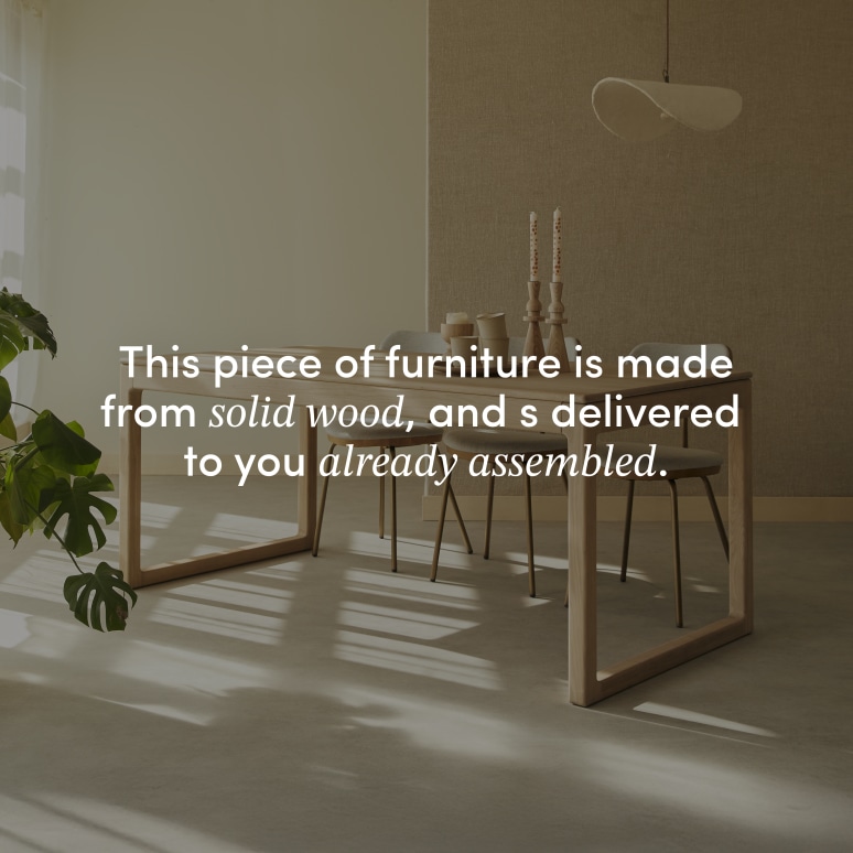 Arto - Solid oak 6–12-seater extendable table