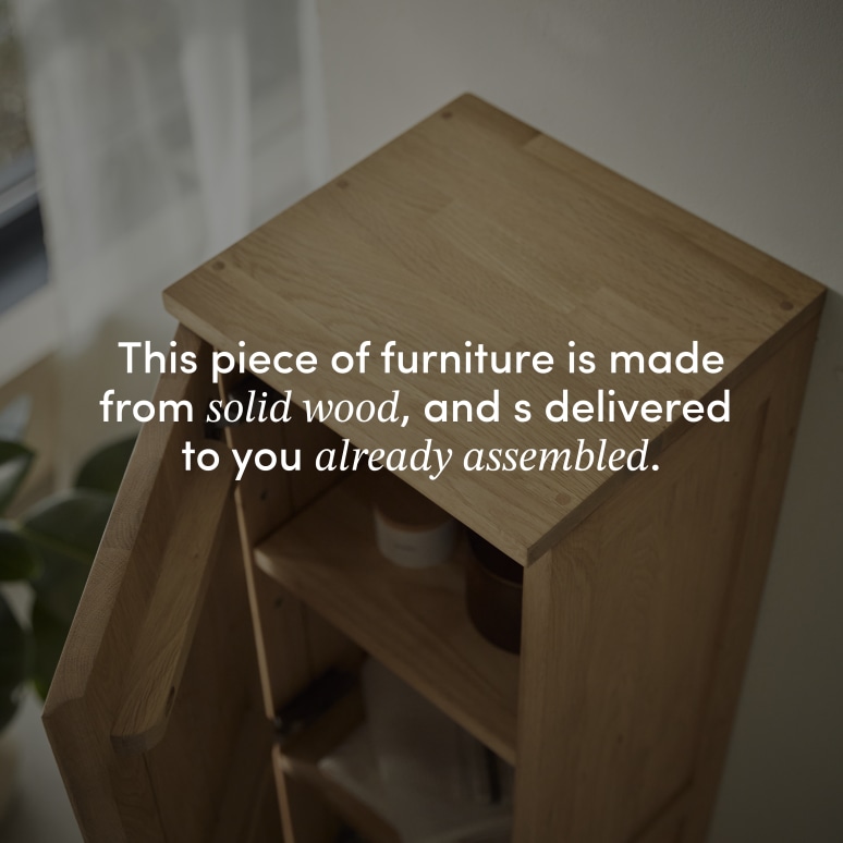 Jacob - Solid oak wall unit