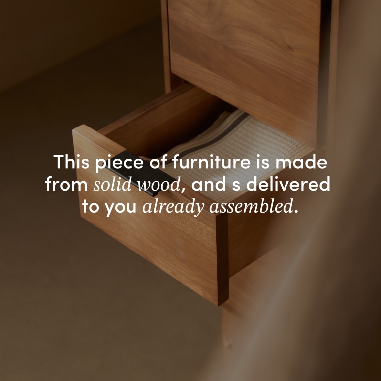 Senson - Solid walnut storage tower