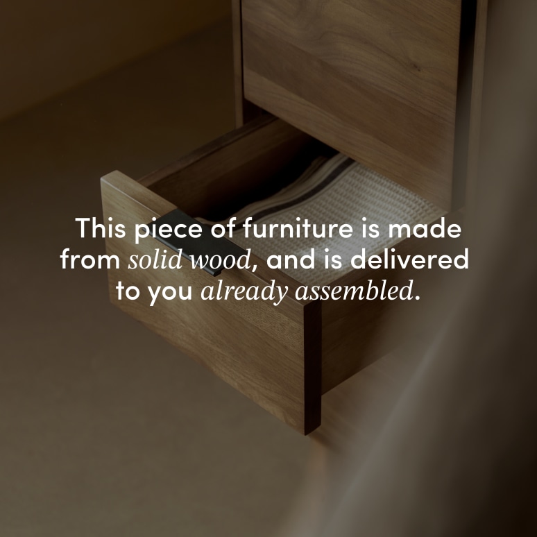 Senson - Solid walnut storage tower