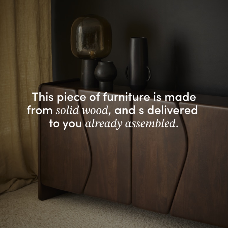 Noé - 160 cm solid mango wood sideboard