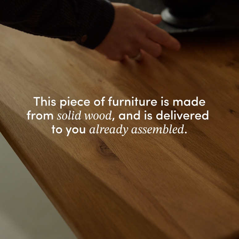 Martin - Solid oak 6–12-seater extendable table