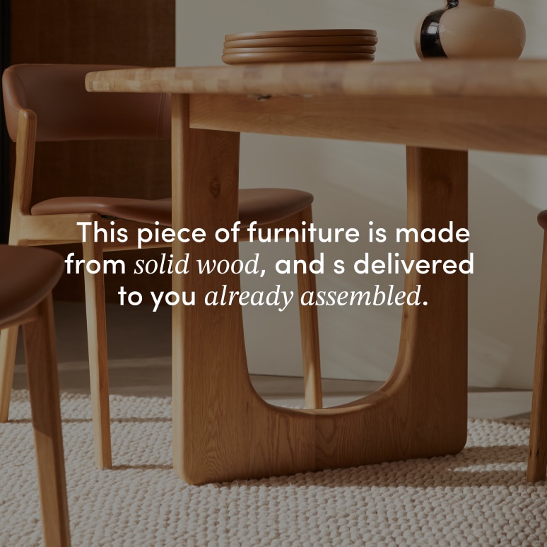 Mattia - Solid oak 8–14-seater extendable table