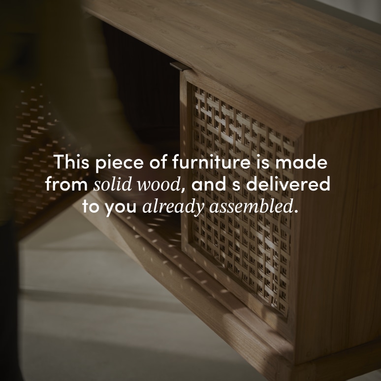 Tridi - 150 cm sideboard in solid reclaimed teak