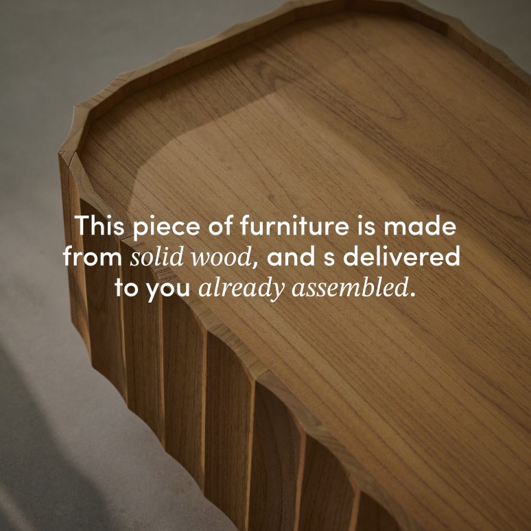 Andréa - Coffee table in solid mindi wood