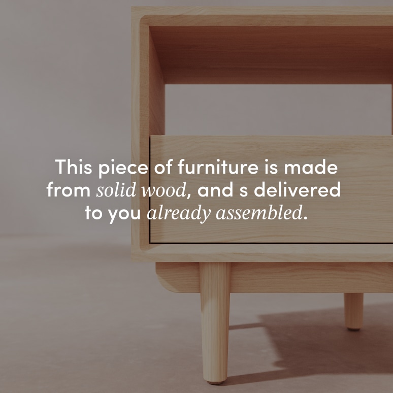 Ellie - Bedside table in solid oak