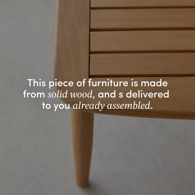 Daniela - Garden coffee table in solid acacia