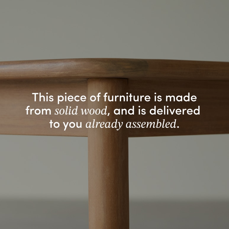 Daniela - Garden coffee table in solid acacia