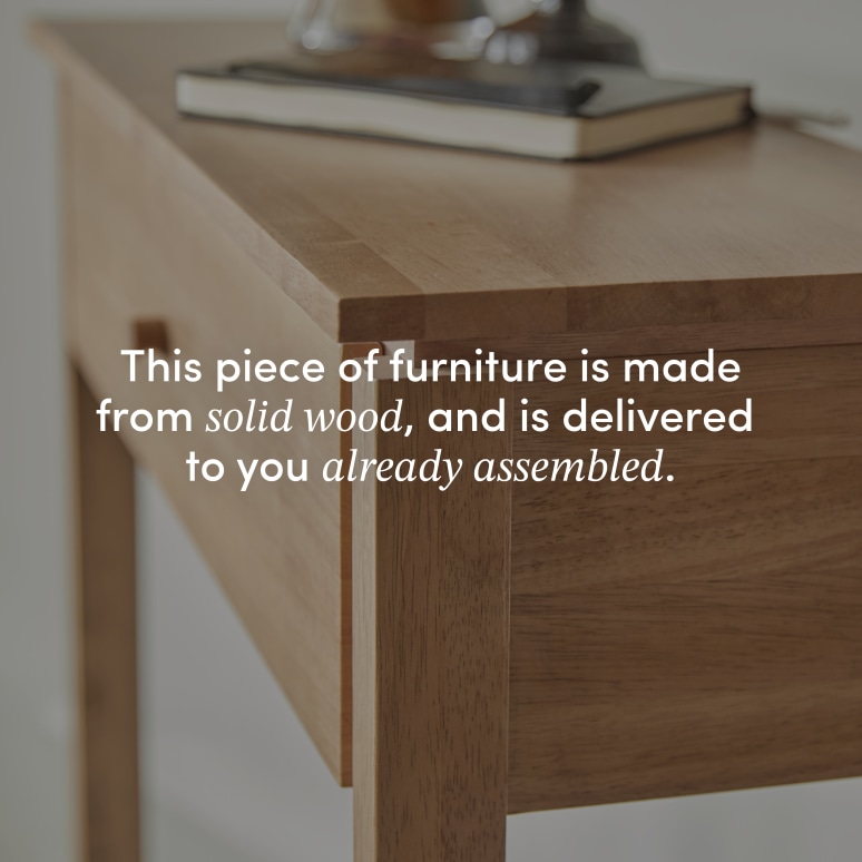 Renata - Console Table in solid rubberwood