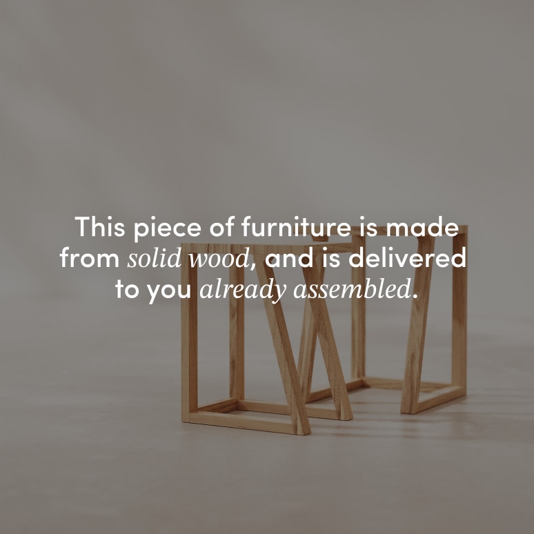 Gaspard - Side Table in solid mango wood