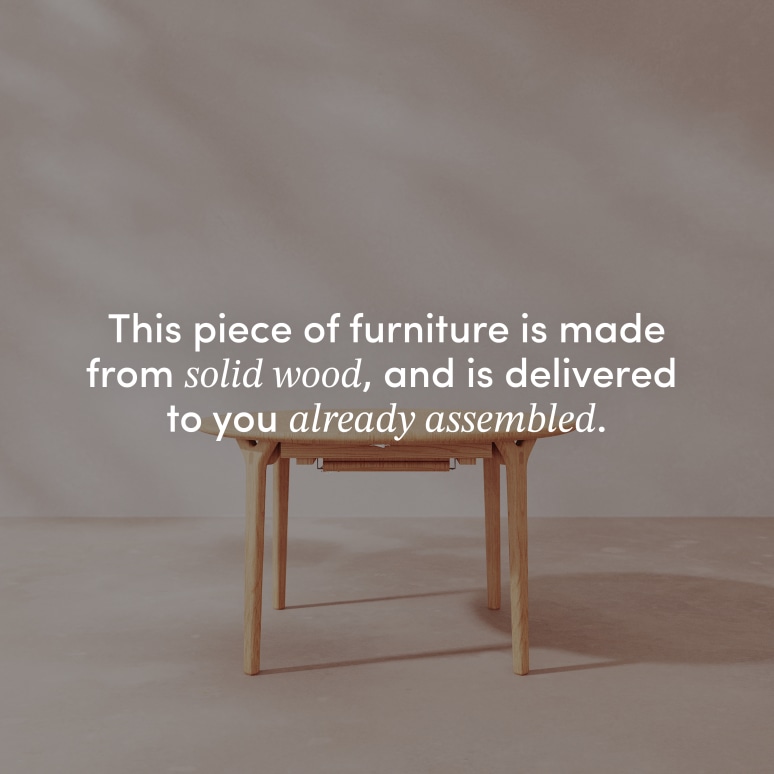 Clara - Round extending dining table in solid oak, 4-8 people