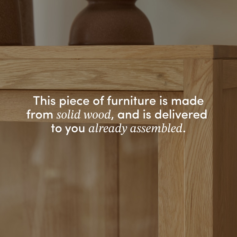 Heidi - Cupboard in solid oak, 160 cm