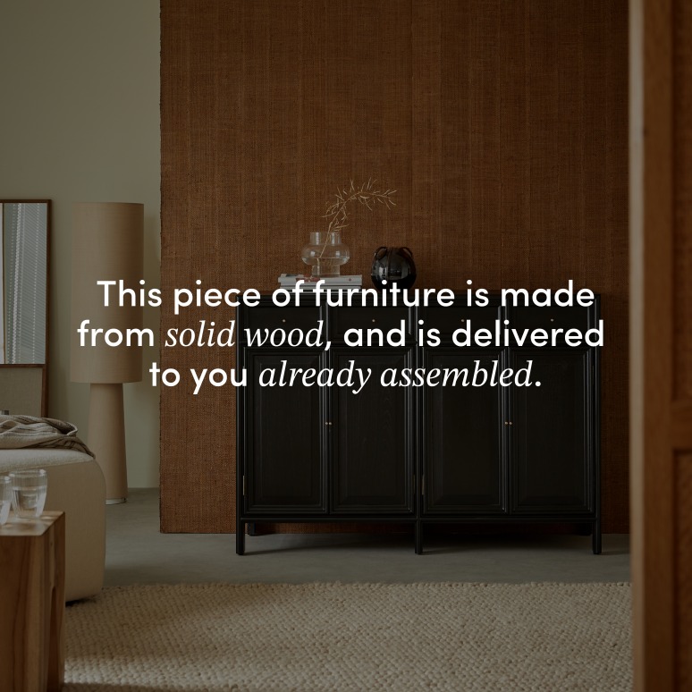 Anna - Sideboard in mindi, 120 cm