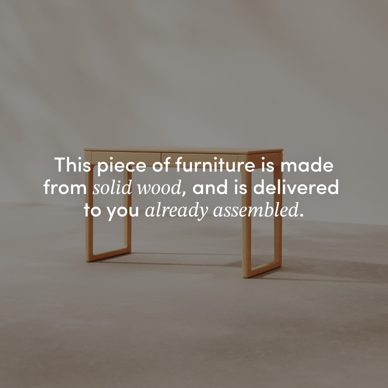 Arto - Desk in solid oak