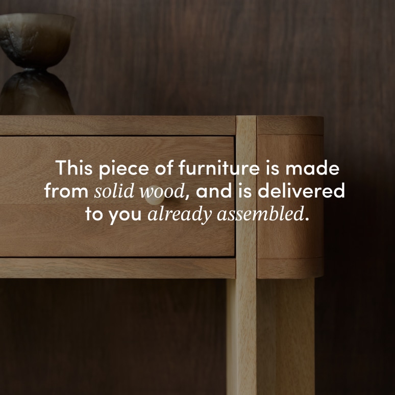 Gaya - Solid mango console table