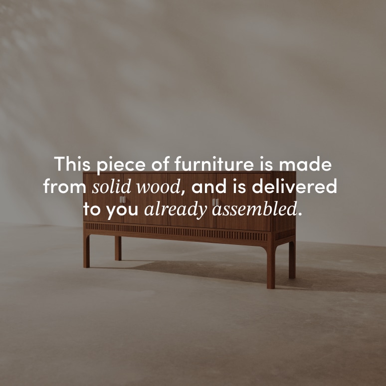 Pippa - Sideboard in solid acacia, 160 cm