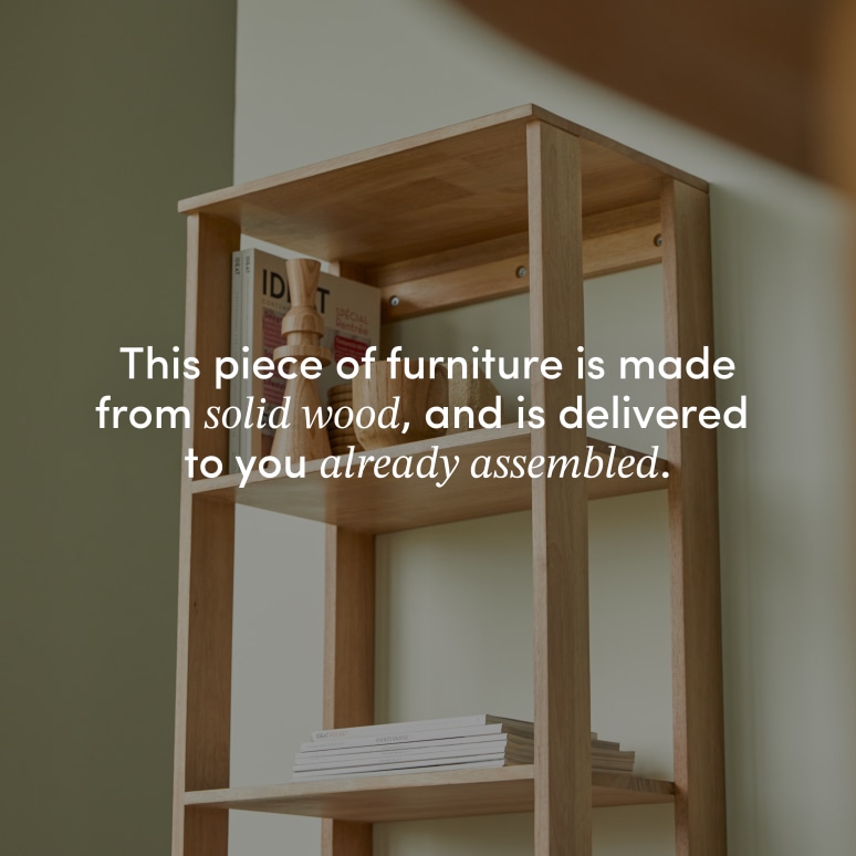 Néo - Shelving in rubberwood