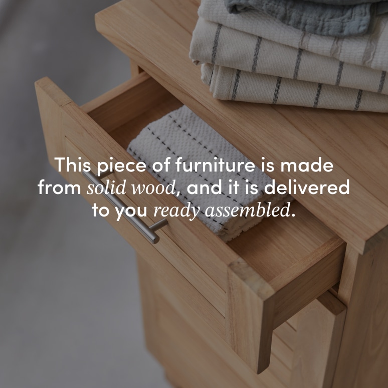 Soho - Solid teak bathroom set