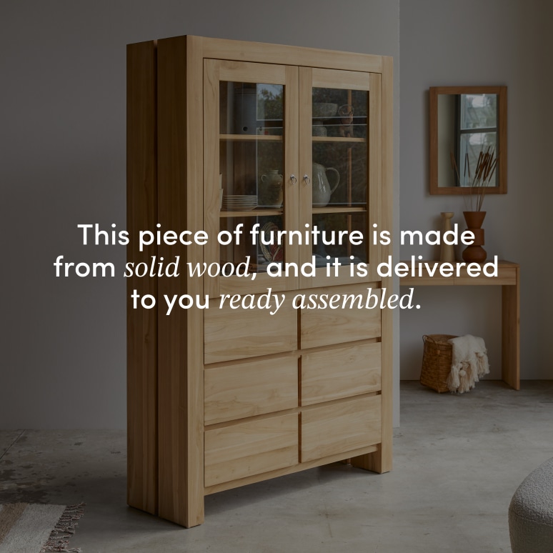 Eden - Kitchen dresser in solid teak