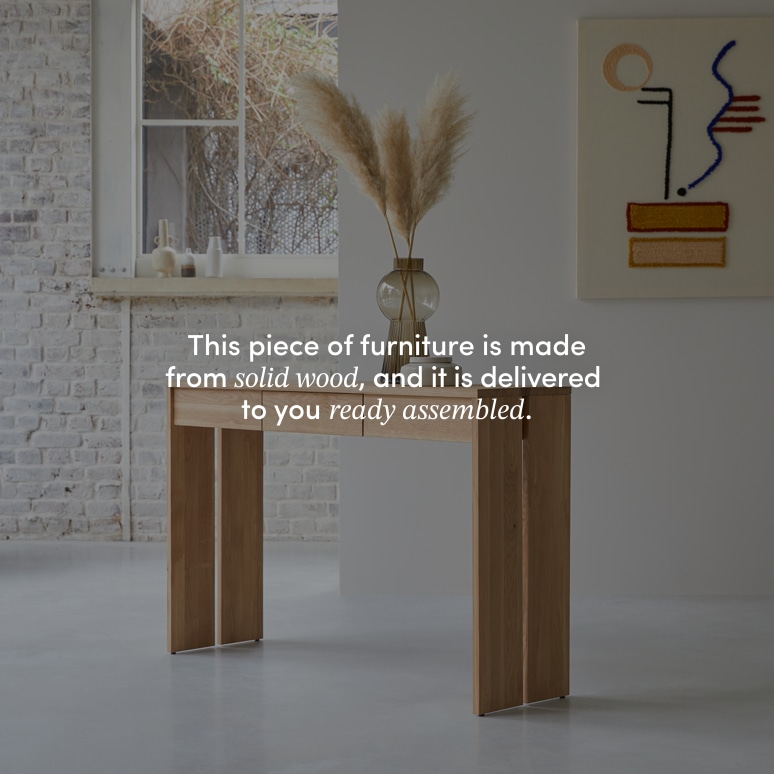 Eden - Solid Oak Console Table