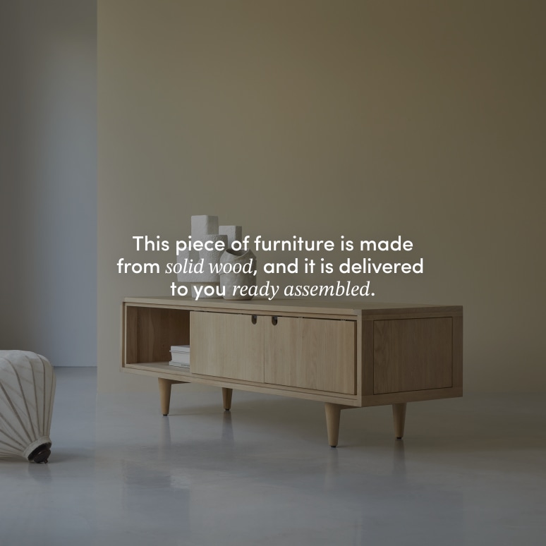 Jonàk - Solid Oak TV Stand