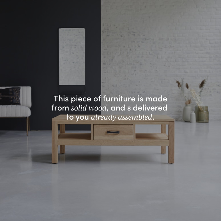 Vertigo - Solid Oak Coffee Table