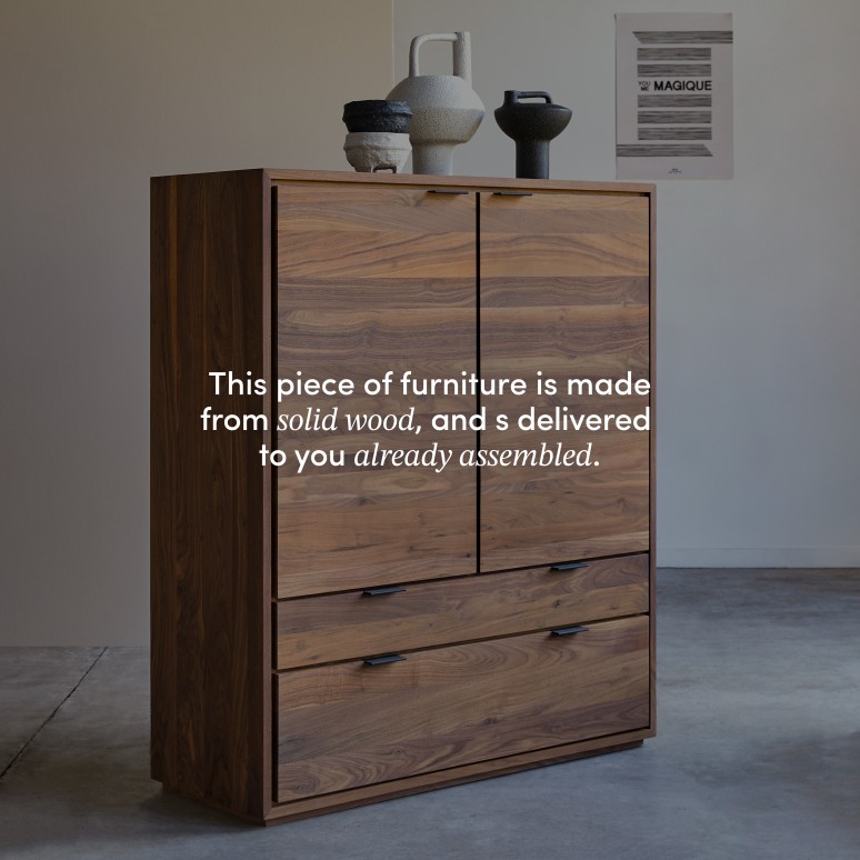 Senson - Solid Walnut Cabinet