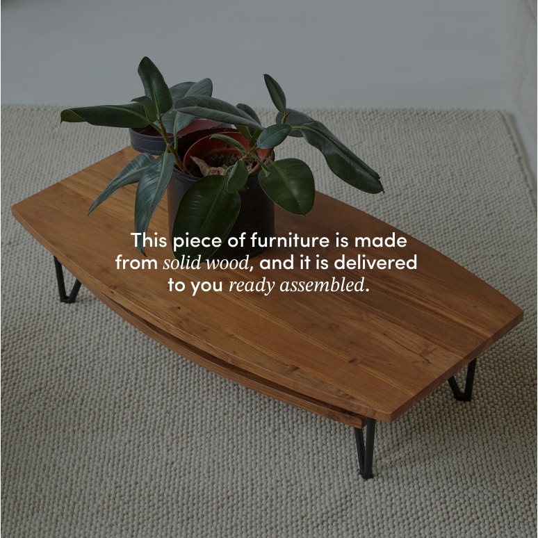 Bonnie - Solid Acacia Coffee Table